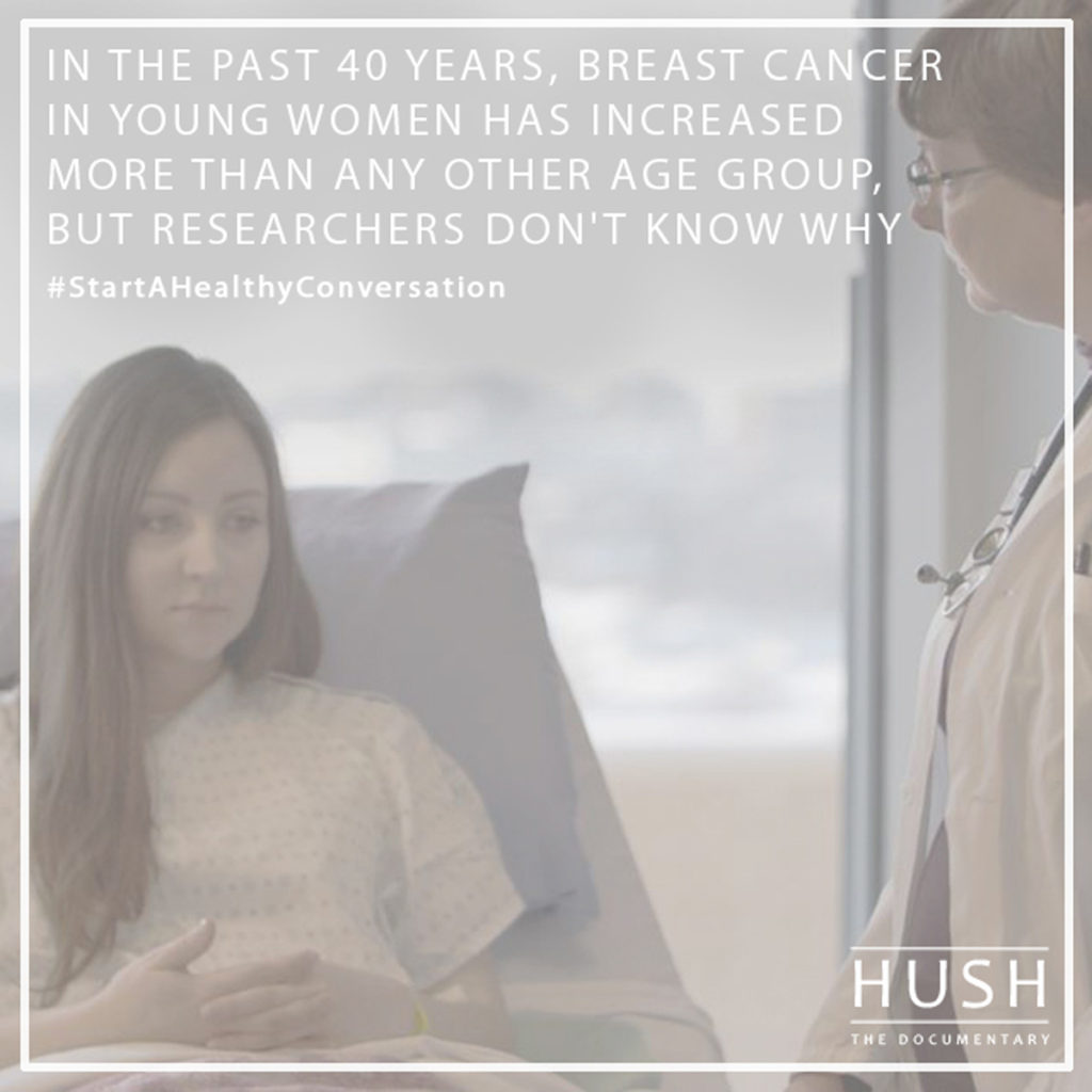 In the past 40 years, breast cancer in young women has increased more than any other age group, but researchers don't know why.